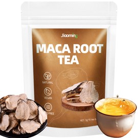 Jiaoming Black Maca Root Herbal Tea for Men & Women, Energize & Balance Natual Support and Booster Macaroot Teabags