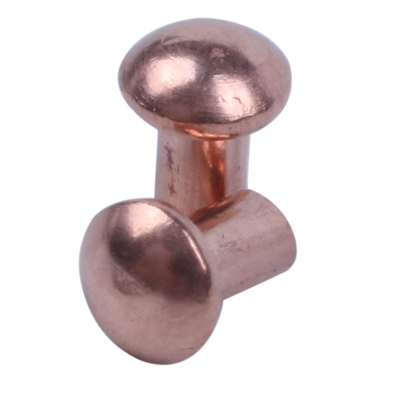 Byttlerom 400 Pcs 5/64 x 1/8 Inch Round Copper Solid