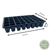 Bramley & Sage 40-Cell Cavity Tray Inserts Black (Set of