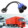 Truck Diagnose Interface 6 Pin and 9 Pin Adapter for
