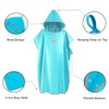 Hiturbo Poncho de Surf de Microfibra, Bata de Baño Cambiante