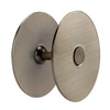 Siwil Door Hole Cover Plate, 2-5/8" Diameter Solid Steel, Hole