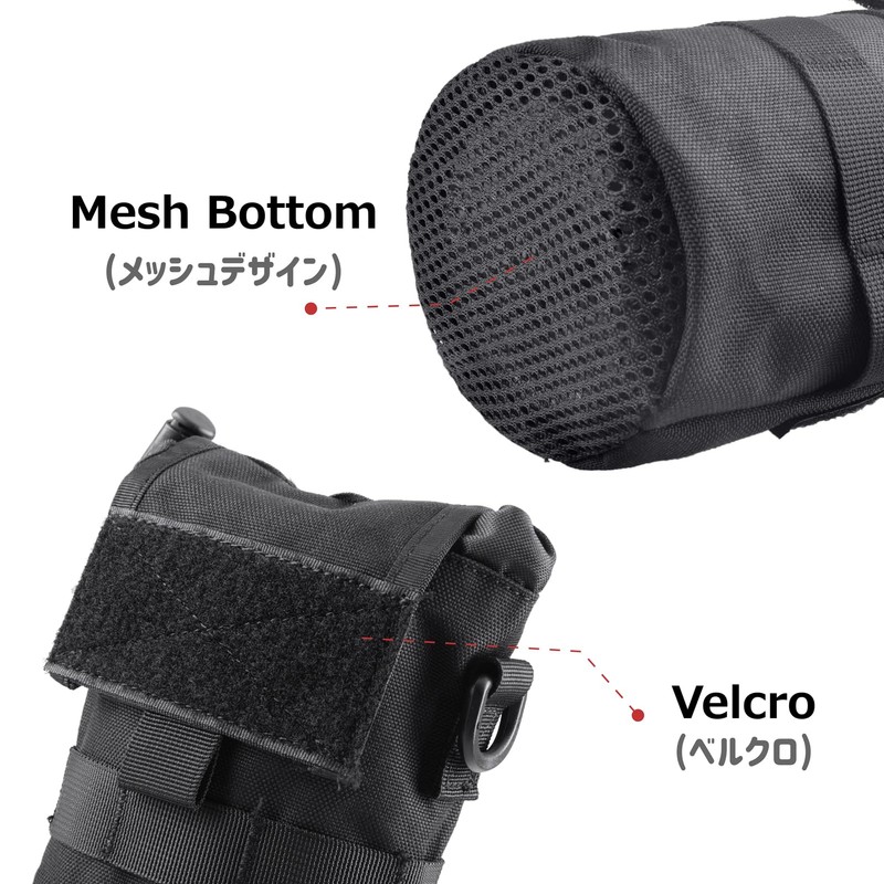 Azarxis Water Bottle Pouch Nylon Bottle Case Molle System Molle