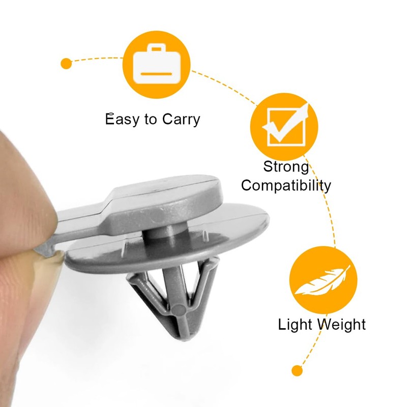 VYIBPDY 20pcs Wheel Arch Trim Clips for Cooper R50 R52