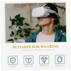 SHINEOFI Adjustable Sweat-Absorbent VR Eye Mask Cover for Gaming Breathable