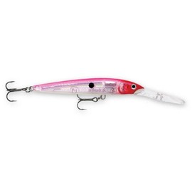 Rapala Down Deep Husky Jerk 12 Fishing lure, 4.75-Inch, Glass Pink Clown