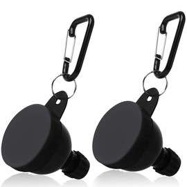 lazeeys 2 Pcs Protein Powder Container to go, Portable Protein Powder Travel Container, Protein Powder, Water Bottle Funnels for Powder Mixes, Pre Workout/Gym Supplement(100ml)