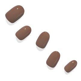 Dashing Diva ZMC019NJ Nail Seal, Gel Nail Seal, Gel Nail Color, Light, Hardening Type, False Nail Seal, Hand, Glaze, Walnut Brown, Brown