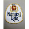 Natural Light Anheuser Busch Beer Iron On Patch 3.25”x2.75”