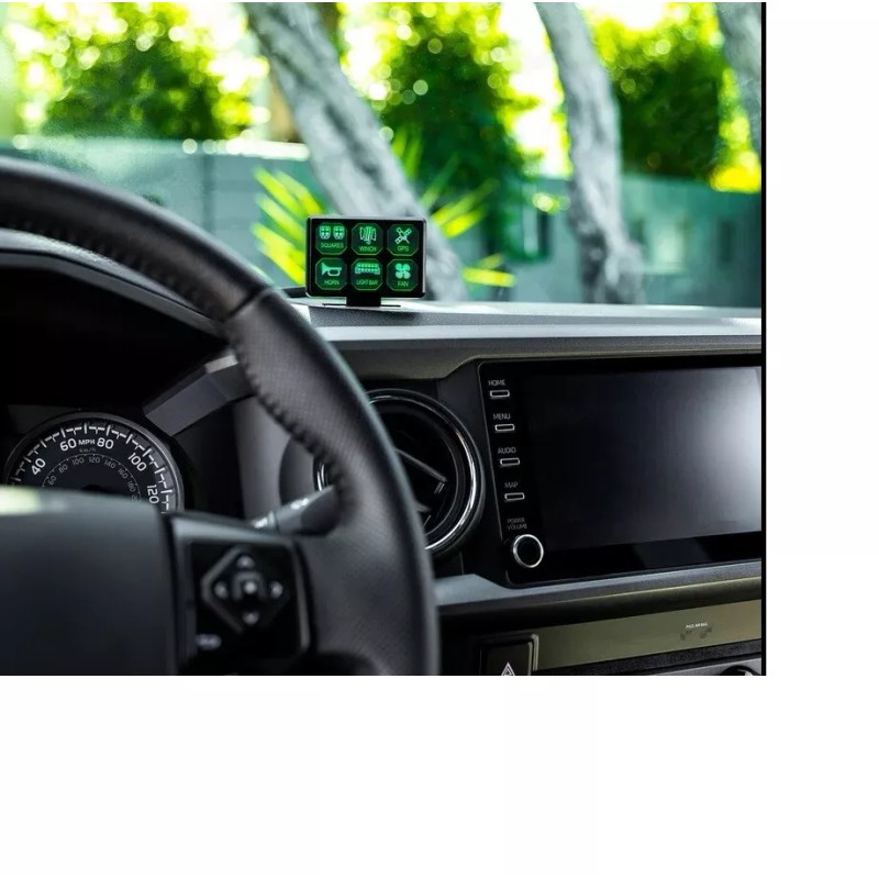 The bully Brand 6 Gang 12V Switch Panel LED Light