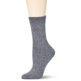 Nur Die Women's Damen Warme Socks, Grey (Graumel.), 5