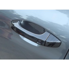 YINGTUU for Kia K5 2020 2021 2022 2023 2024 2025 Accessories Car Door Handle Cover Exterior Sport Trims Handle Protection Carbon Fiber with Smart Keyhole