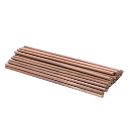 Pack of 24 30 cm Walnut Dowel Rods Wooden Dowel Rod Walnut Craft Rod Diameter 6 mm Wooden Sticks for Building Model Material DIY Craft Supplies