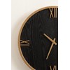 Kate and Laurel Pronte Modern Round Wood and Metal Wall