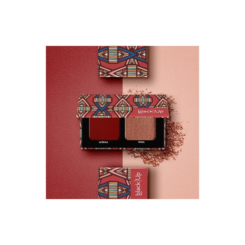 black Up Blush and highlighter duo