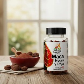 Suplemento Alimenticio Maca Negra Y Roja 500 Mg 60 Capsulas