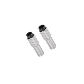 BULLSPANN Metal Bicycle Cable Adjuster Bolt Brake Gear Shift Connector for Bicycle 2pcs Silver Tone