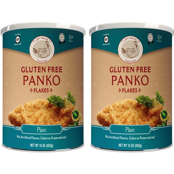 CheffJeff Nathan Creations, Gourmet Panko Plain Gluten Free, 15 Ounce