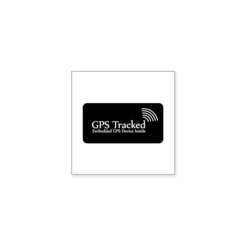 CafePress GPS Tracking Inside Sticker Square Bumper Sticker Car Decal