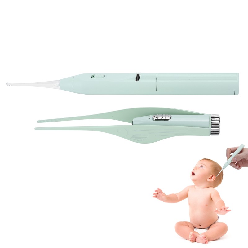 Visual Children Ear Wax Removal Tweezer Kit USB Charging Luminous