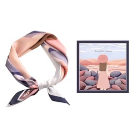 BEILATE Women's Scarf Silk Scarf Headscarf Silk Scarf Bandana Handkerchief Scarf, D-007/53, Unit size