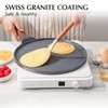 SENSARTE Nonstick Crepe Pan, Swiss Granite Coating Dosa Pan Pancake