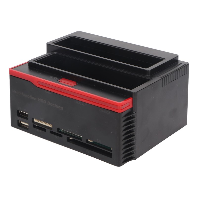 Hard Drive Docking Station USB2.0 Dual Bay 12TB Support OTB