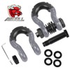 AMBULL Shackles 3/4" D Ring Shackle (2 Pack) 45,0000lb Break