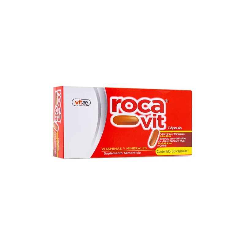 Roca Vit Caps Vitaminas Y Minerales Jalea Real, Extracto Sec