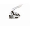 HUABLUE Pack of 2 White 5-Pin LED Splitter Cable Y