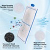 hygger 10 Pack Replacement Aquarium Carbon Filter Cartridges Hang On