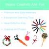 UPINS 1000PCS Wax Craft Sticks Bendable Sticky Wax Yarn Sticks