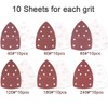 LATERN LATERN 60Pcs Sanding Sheets, 40/60/80/120/180/240 Grits Hook and Loop
