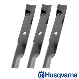Husqvarna Genuine OEM Husqvarna 588811102 Mulching Blade for GT48DXL & TS348 Mowers 3-PACK