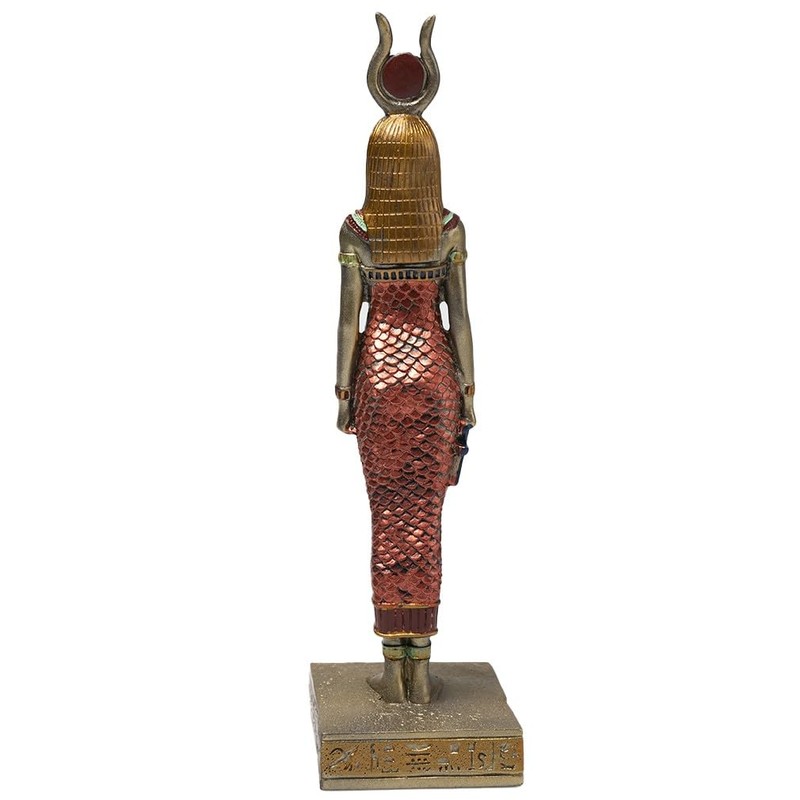 lachineuse Egyptian Bronze Nebethetepet or Hathor Figure 21