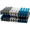 Laguelle 36 Plastic Clothes Pegs Blue, White and Grey –