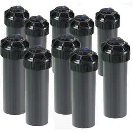 10 Pack Rainbird 5004-PC3.0 Rotor 4" 5000 Series Head Sprinkler Pop-Up Lawn Sprayer w/Pre-Installed Nozzle | 10 Pack