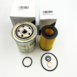 Maintenance Kit KDI1903 KDI2504 KDI3404TCR Diesel Engines Genuine OEM Part ED0021753180-S Fuel Filter Element and Genuine ED0021750010-S Oil Filter Cartridge