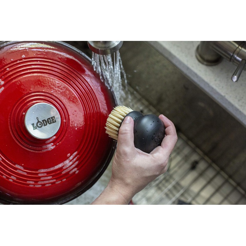 Lodge Enameled Cast Iron & Ceramic Stoneware Care Kit, White,