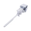 Semetall Toilet Flush Handle-Push Button Tank Handle Replacement, Side Mount