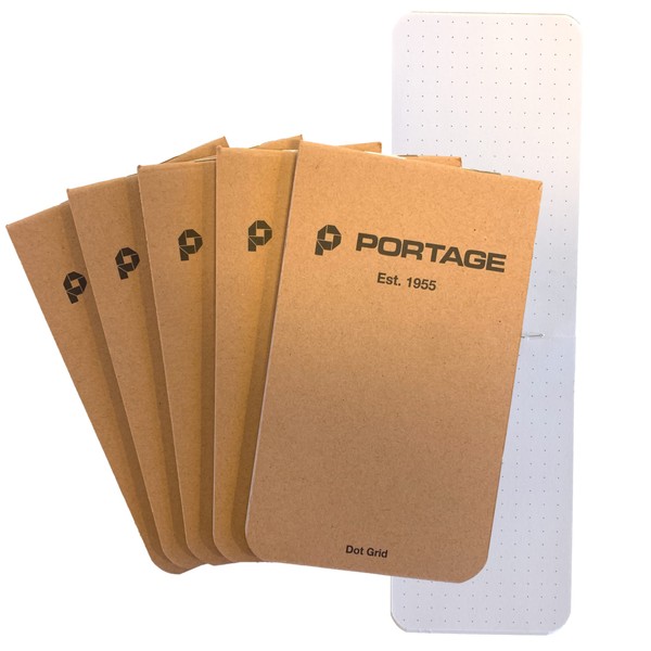 Small Notebook, Notepad for Field Notes, Grid Dot Paper –