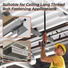 Swozzto 9/16" (12inch) Hollow Socket with 360° Rotatable 1/2" Impact