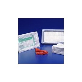 Kendall Vistec X-ray Detectable Sponges 12-ply 8" X 4" - Model 7318 - Tray of 10
