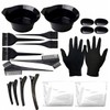 Hair Dyeing Essentials 20-Piece Tool Set (Black) DP48030 2ea