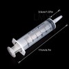 KOMUNJ 60 ml Plastic Syringe with 1m Transparent Hose, Sterile,