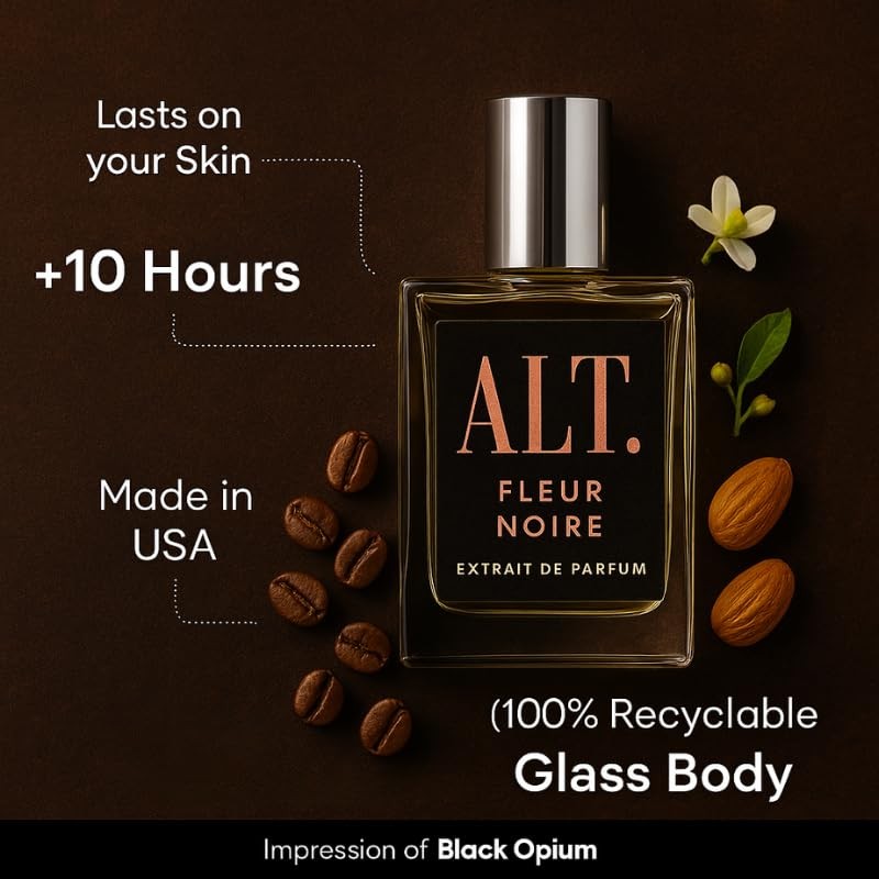 ALT. FRAGRANCES Fleur Noire 60ml Inspired by BlackOpium Extrait de