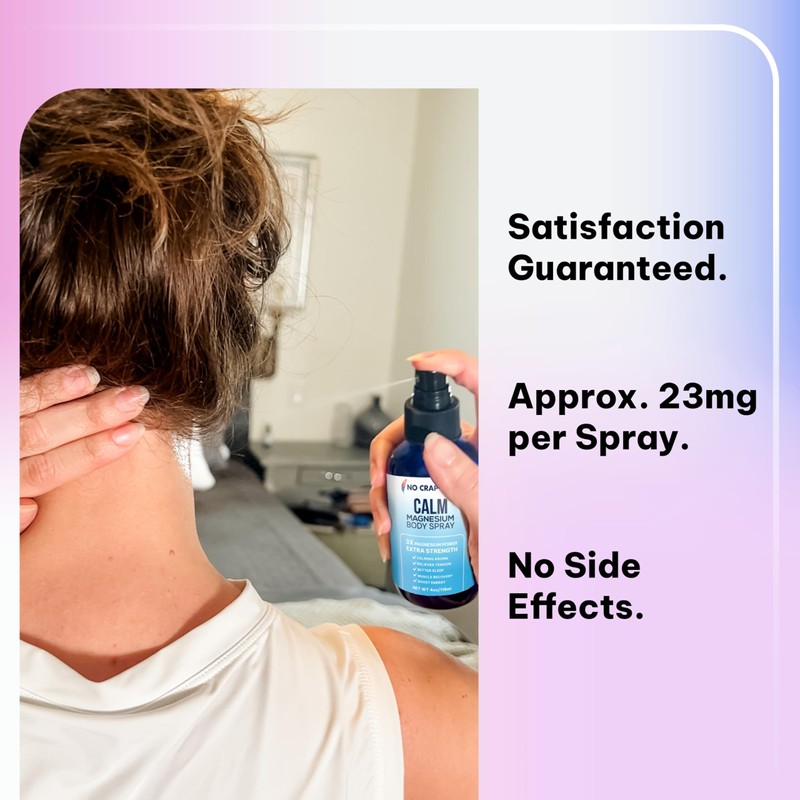 No Crap In It Calm Magnesium Spray Triple Magnesium Power: