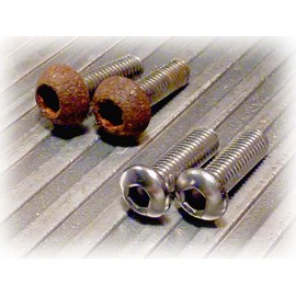 (2) Two Packs - Bicycle Brake Post Bolts for Cantilever or V-Brakes • Stainless Steel