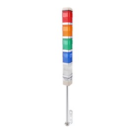 Baomain Industrial LED Signal Light Continuous Square Red Yellow Green Blue White Signal Tower Stack Lights LTA-402T5 (110, Volts (AC))