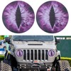 Vyqloren Beast Eyes Headlight Decals, 3D Round Stickers and Decals